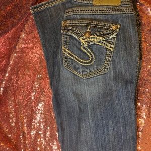 Silver jeans